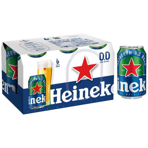 Heineken Bière Blonde 0° 6x33cl