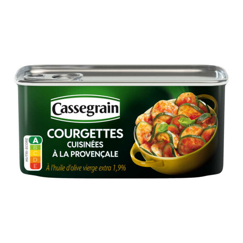 Cassegrain Courgettes Cuisinées À La Provençale 185G