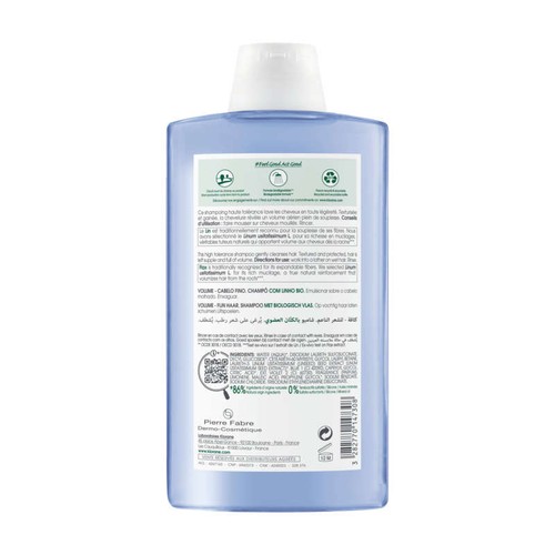 [Para] Klorane Shampoing Volume Cheveux fins 400ml