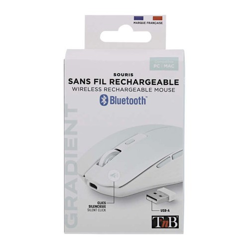 T'nB Souris sans fil rechargeable bluetooth