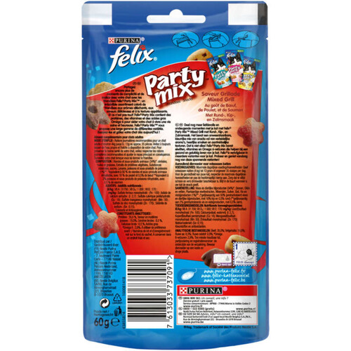 Felix Party Mix Friandises à la grillade 60g