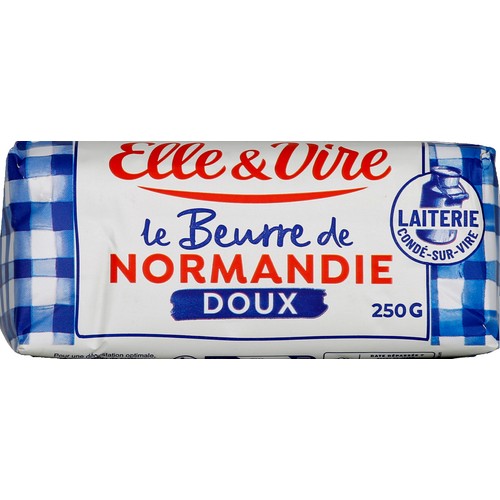 Elle & Vire Elvir Beurre Normandie Doux 250g