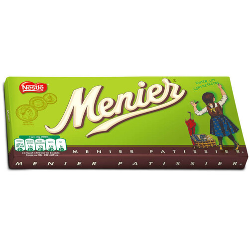Menier Tablette De Chocolat Noir Patissier 200G