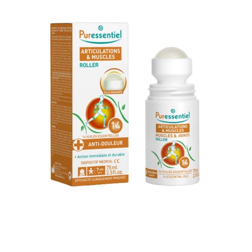 [Para] Puressentiel Roller Articulations & Muscles aux 14 huiles essentielles 75ml