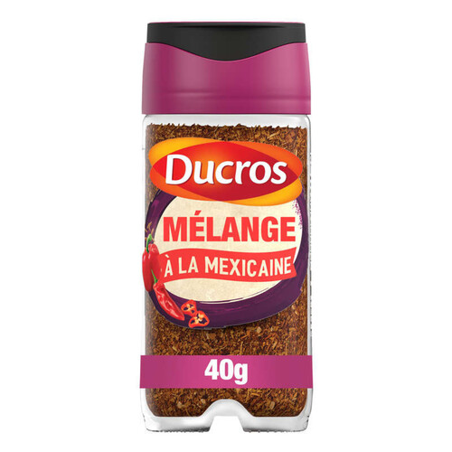Ducros Mexicain, Assaisonnement À Base D'Épices Et D'Aromates 40G