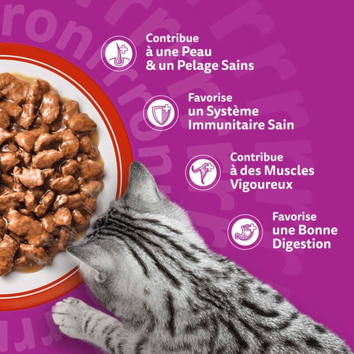 Whiskas Sachets fraîcheur Classiques en sauce pour chat adulte 24x85g