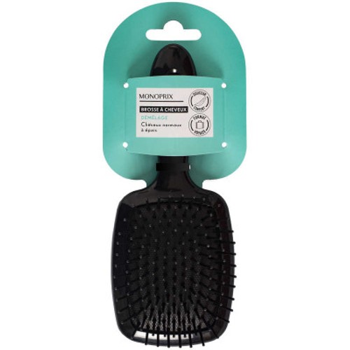 Monoprix Brosse noire pneumatique carré