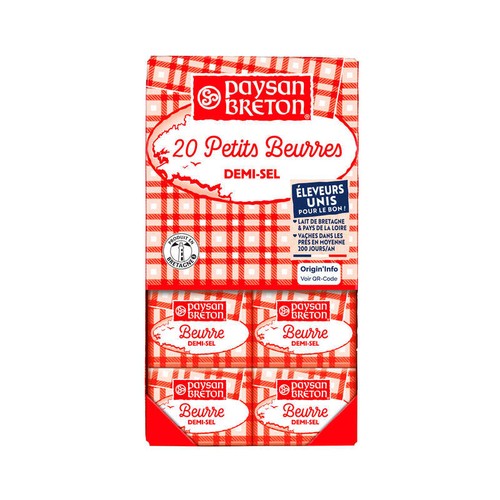 Paysan Breton Petits beurres demi-sel 10x20g