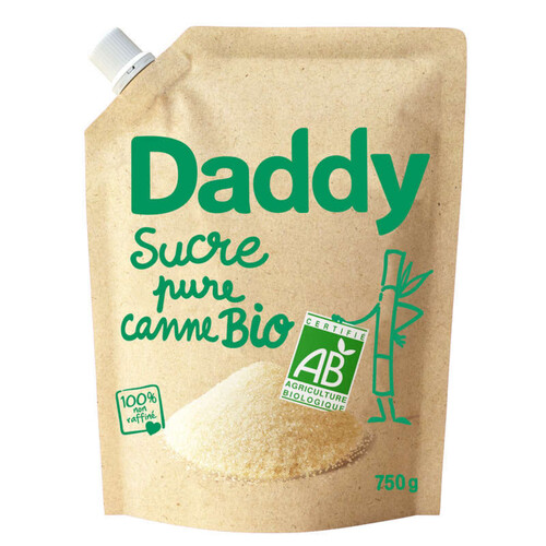 Daddy Sucre De Canne Bio 750G