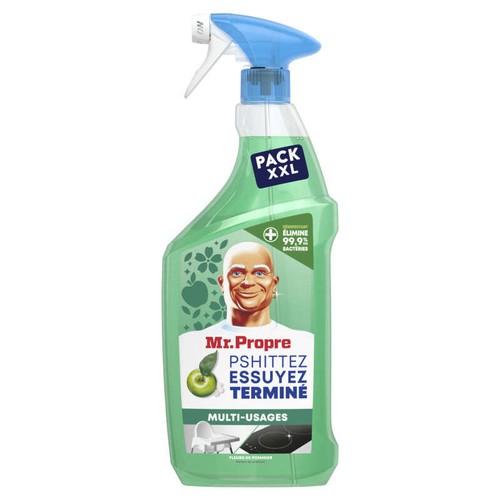 Mr. Propre Spray Désinfectant Nettoyant Multi-Usages Fleurs De Pommier 800ml