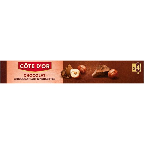 Côte d'Or Bâtonnets Glacés au Chocolat Lait et Noisettes 360 ml