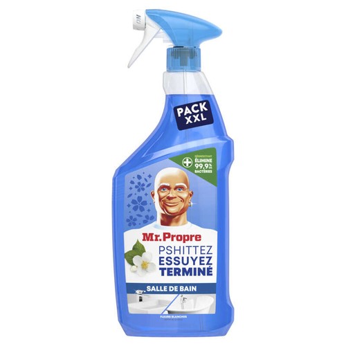 Mr. Propre Spray  Fleurs Blanches Désinfectant Et Nettoyant 800ml