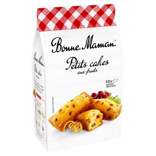 Bonne Maman 10 Petits cakes fruits 300g