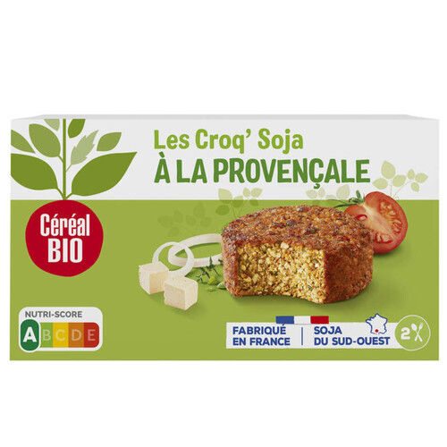 Cereal Bio Croq'Soja à La Provençale, Sans Viande, Bio 2 x 200g