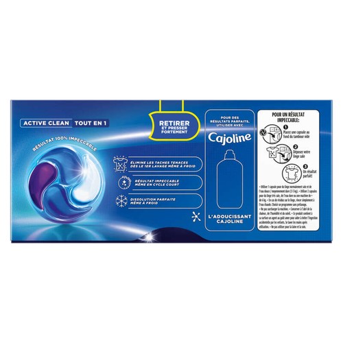 Skip Capsules Lessive Active clean Tout en 1 x28