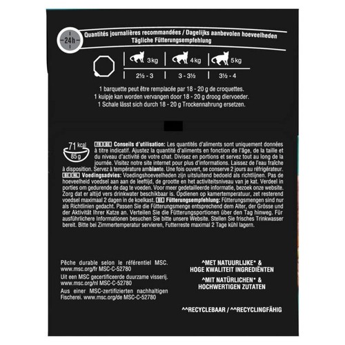 Sheba Barquettes en terrine aux poissons pour chat 85g