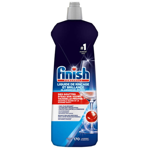 Finish powerball liquide de rinçage & brillance 800ml