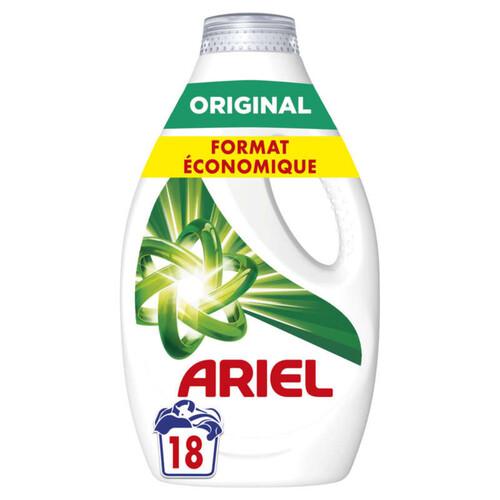 Ariel original liquide 18 lavages 810ml