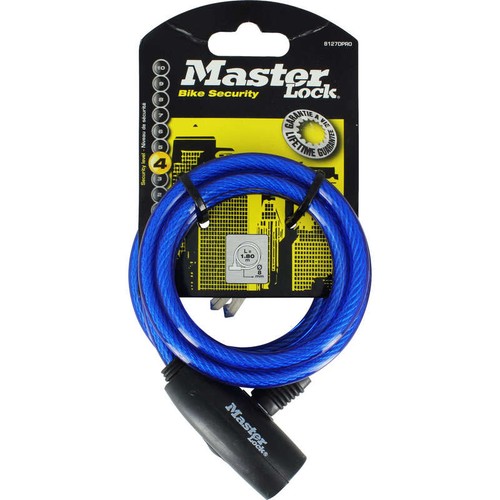 Masterlock Câble En Spiral 1,80M X 8Mm
