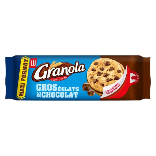 Granola Cookies aux gros éclats de Chocolat 276g