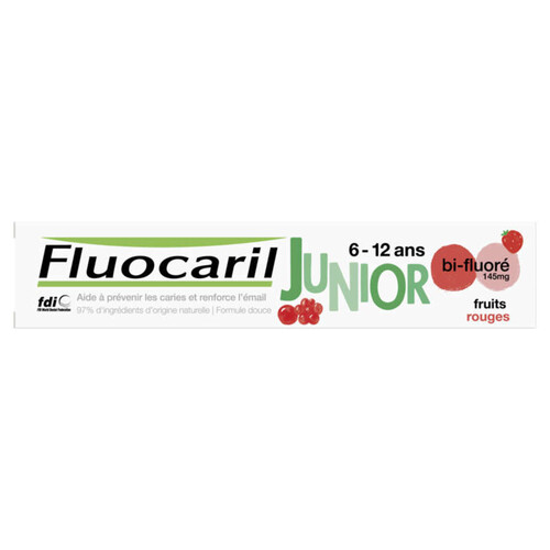 [Para] Fluocaril Dentifrice Junior 6-12 ans Fruits Rouges 75ml