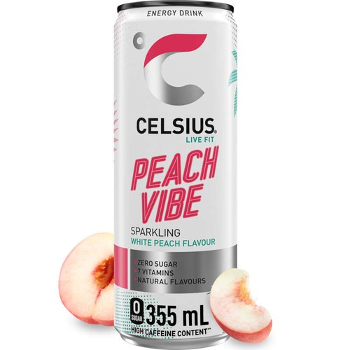 Celsius Peach Vibe Sleek 35,5cl
