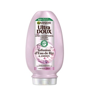 Garnier Ultra Doux Après-Shampoing Lissant Infusion d'Eau de Riz & Amidon 200ml