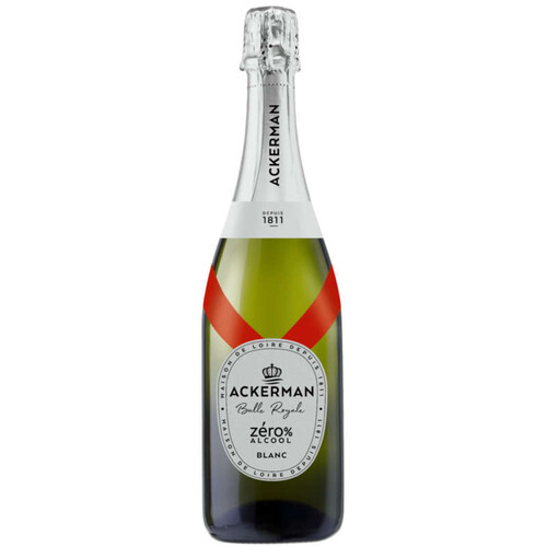 Ackerman x Zero Pétillant Sans Alcool Blanc Brut 75cl