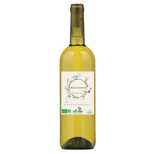 Vins Rebelles Ethicdrinks Biodiversité Sauvignon Vin Blanc Bio 75Cl