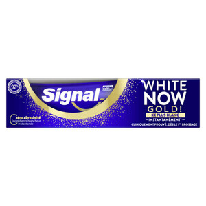 Signal Dentifrice Blancheur White Now Gold 75ml