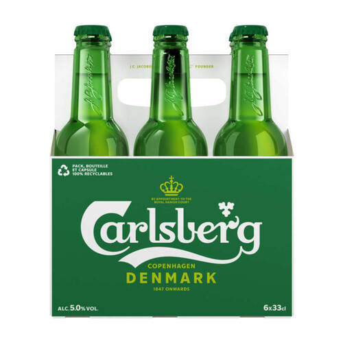 Carlsberg Bière Blonde 6 x 33cl