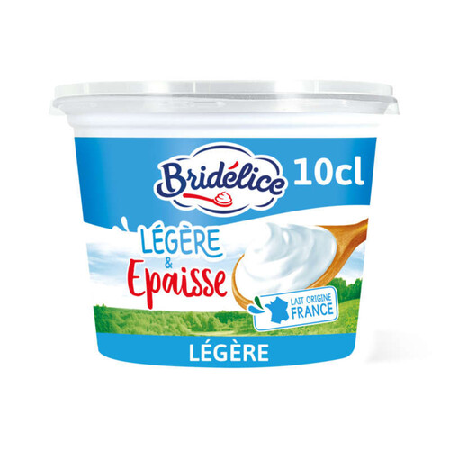 Bridélice Crème Fraîche Epaisse Légère 15% Pot 10cl