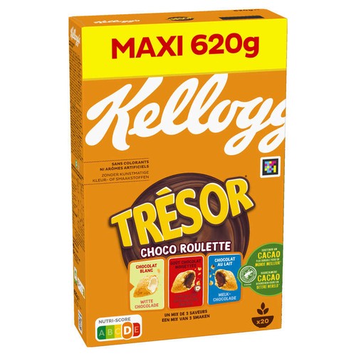 Kellogg's Céréales Trésor Choco-Roulette 620g
