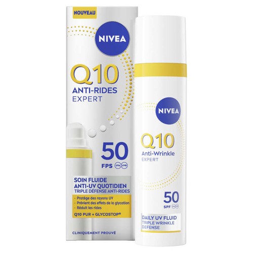 Nivea Soin Q10 Fluide Anti-UV quotidien FPS50 40ml