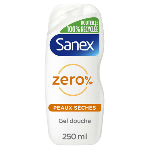 Sanex Gel Douche Zéro 0% Peaux sèches Essential 250ml