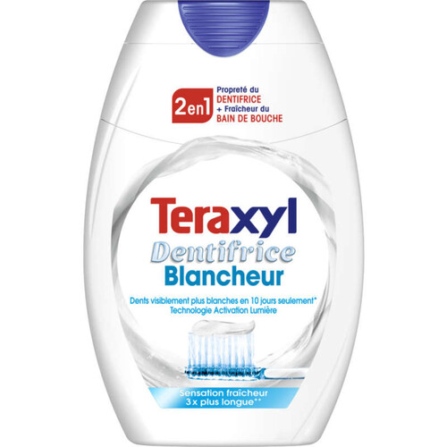 Teraxyl Dentifrice 2 en 1 Blancheur 75 ml
