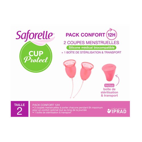 [Para] Saforelle Cup Protect 2 Coupes Menstruelles T2 x2