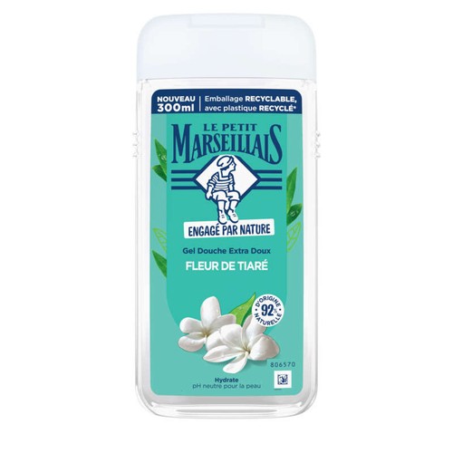 Le Petit Marseillais Gel douche extra doux Fleur de tiaré 300ml