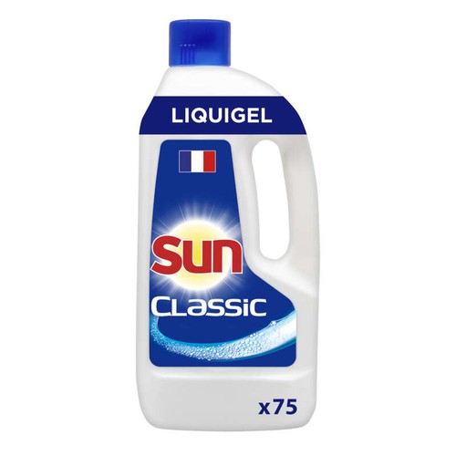 Sun Liquide De Lavage Lave-Vaisselle Classic 75 Lavages 1,5L