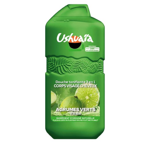 Ushuaia Douche agrumes verts 280ml