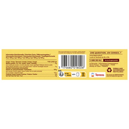 Blonvilliers Sucre Roux De Canne En Morceaux Le Pack De 1Kg