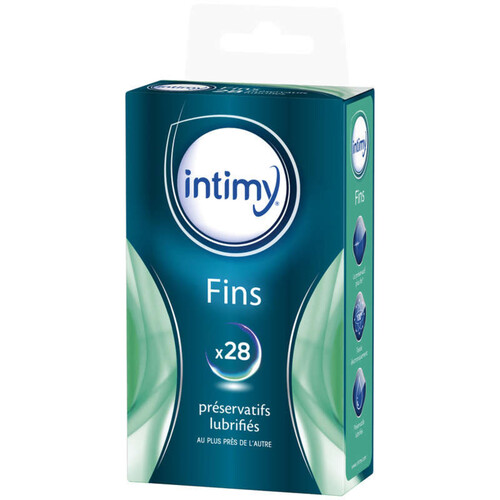 Intimy Préservatifs Fins Lubrifiés - Fins