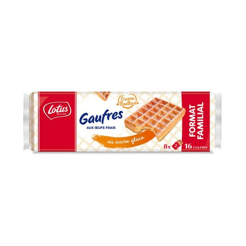 Lotus Gaufres aux oeufs frais sucre glace 371g