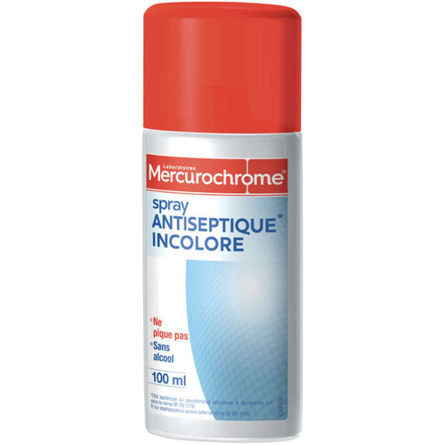 Mercurochrome Spray Antiseptique 100Ml