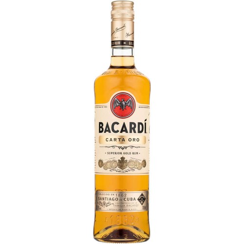 Rhum ambré Bacardi Carta Oro 37,5° - 70cl