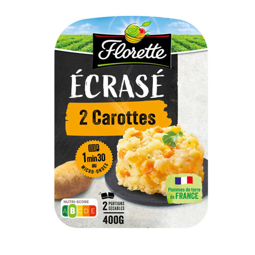 Florette ecrasé de pommes de terre et carottes 2x200g