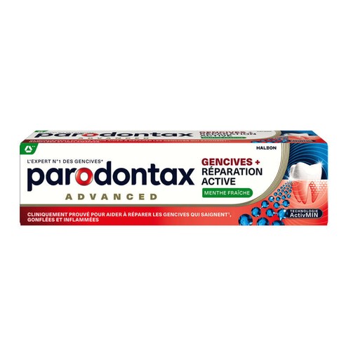 Parodontax Dentifrice réparation active gencives menthe fraîche 75ml