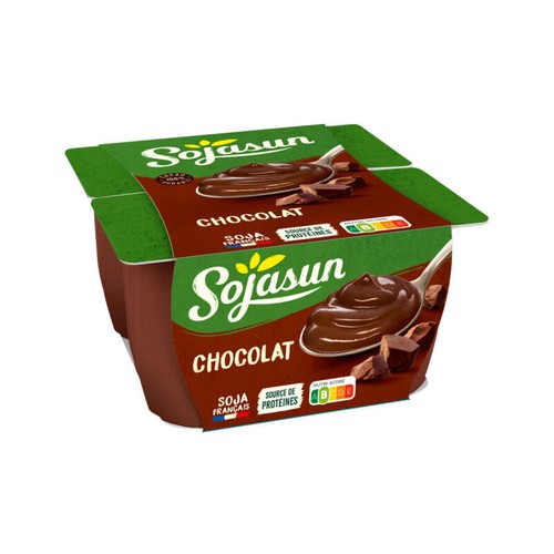 Sojasun Dessert Végétal Chocolat 4x100g