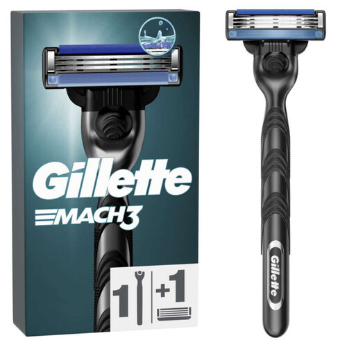 Gillette rasoir Mach3 + 2 Lames