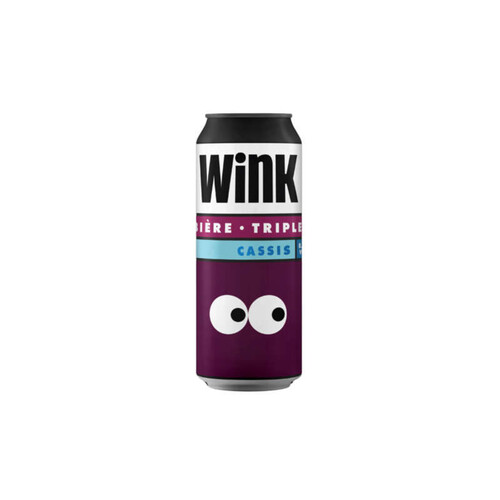 Wink Bière Cassis en Canette 44cl